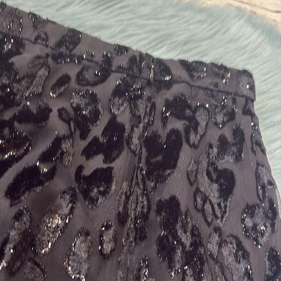 J. Crew Slip Skirt in Burnout Velvet Leopard sz 4 - Picture 11 of 11